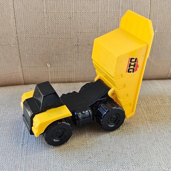 DIG Maxx Action Yellow Truck Green Mega Blocks Car Push Up Toys Lot of 2 - Picture 7 of 11